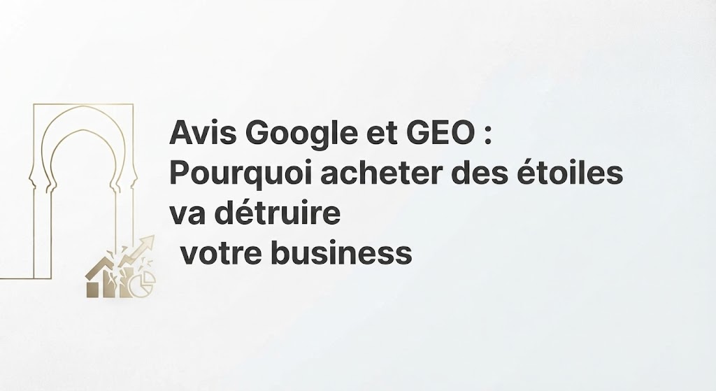 Avis Google et GEO : Pourquoi acheter des étoiles va détruire votre business | SEOJAD
